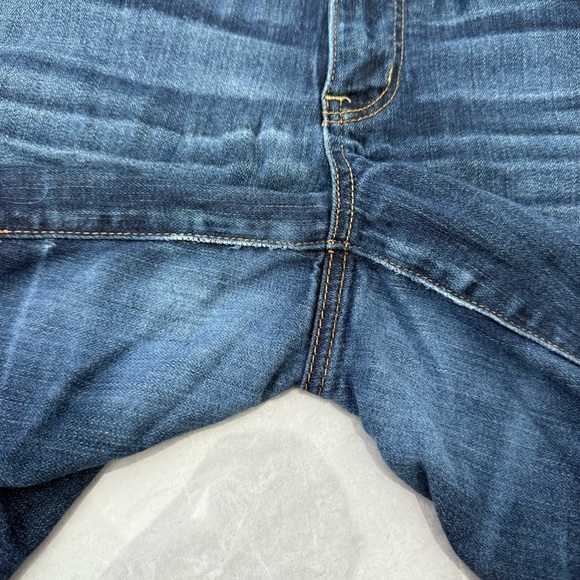 Women’s American Eagle Stretch Dark Wash Jean Shorts Plus Size 14 - Picture 8 of 16